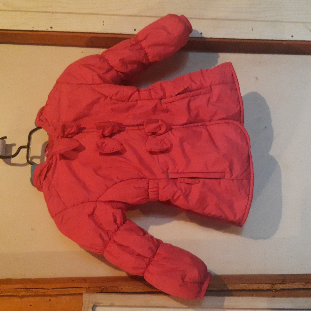 Girls size 4/5 Rococo Winter Jacket Pink & Blue